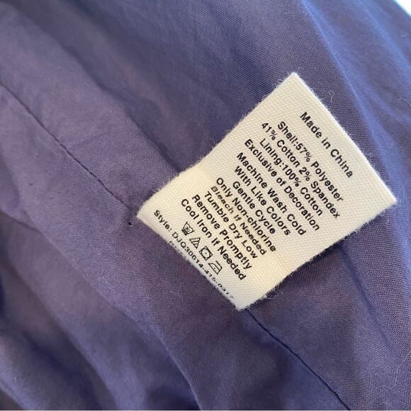 Avec Les Filles quilted zip navy bomber jacket size medium - Picture 10 of 11